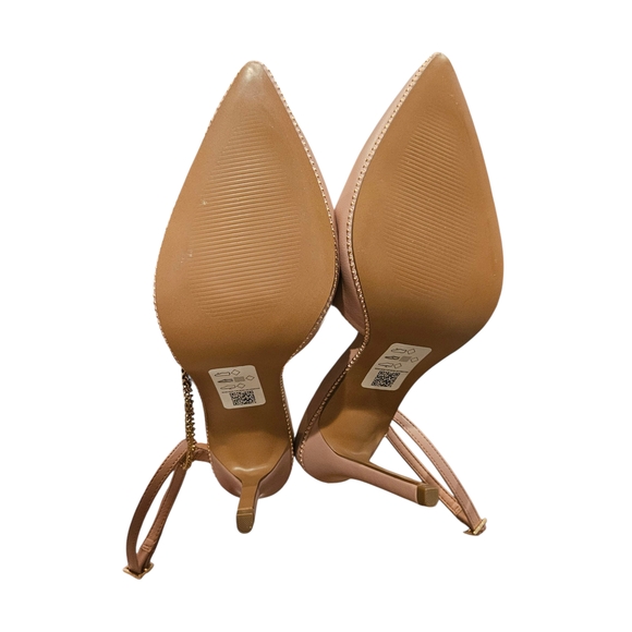 NWT - ASOS - Blush Pink Chain Detail Heels - EU 40 / US 9.5 - Picture 12 of 14